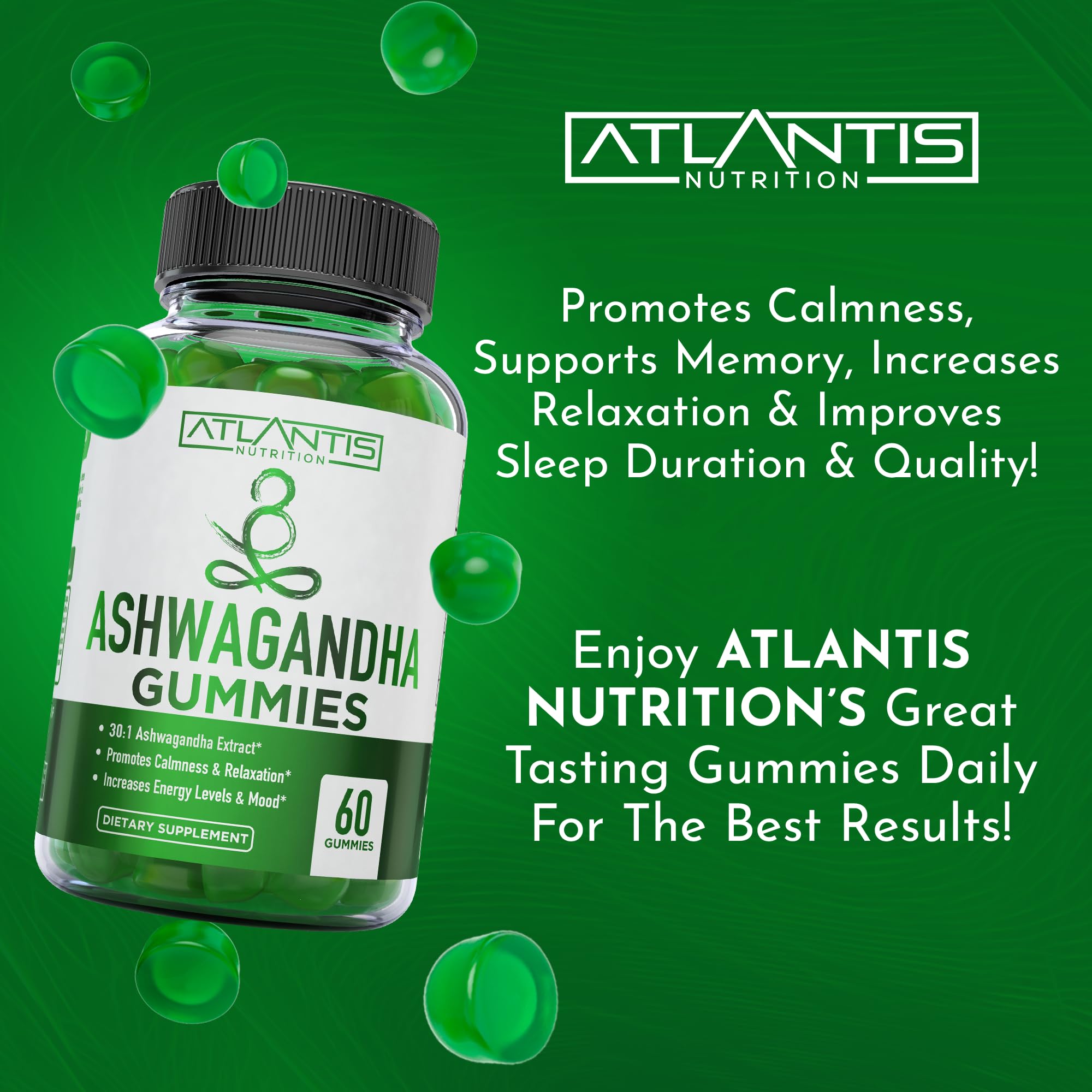Atlantis Nutrition estilo de vida en desayuno saludable con gomitas