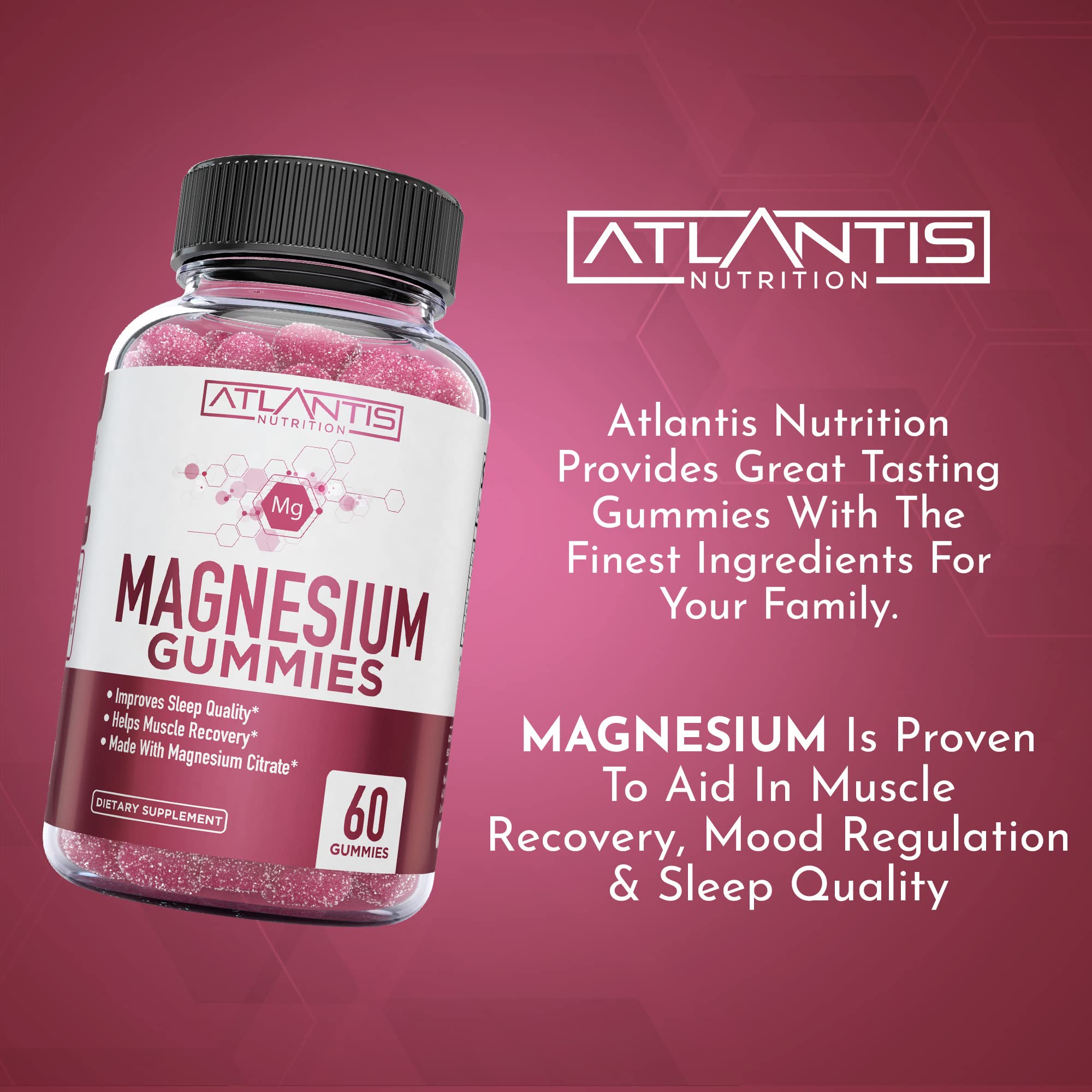 Atlantis Nutrition escenario relajante con gomitas antes de dormir