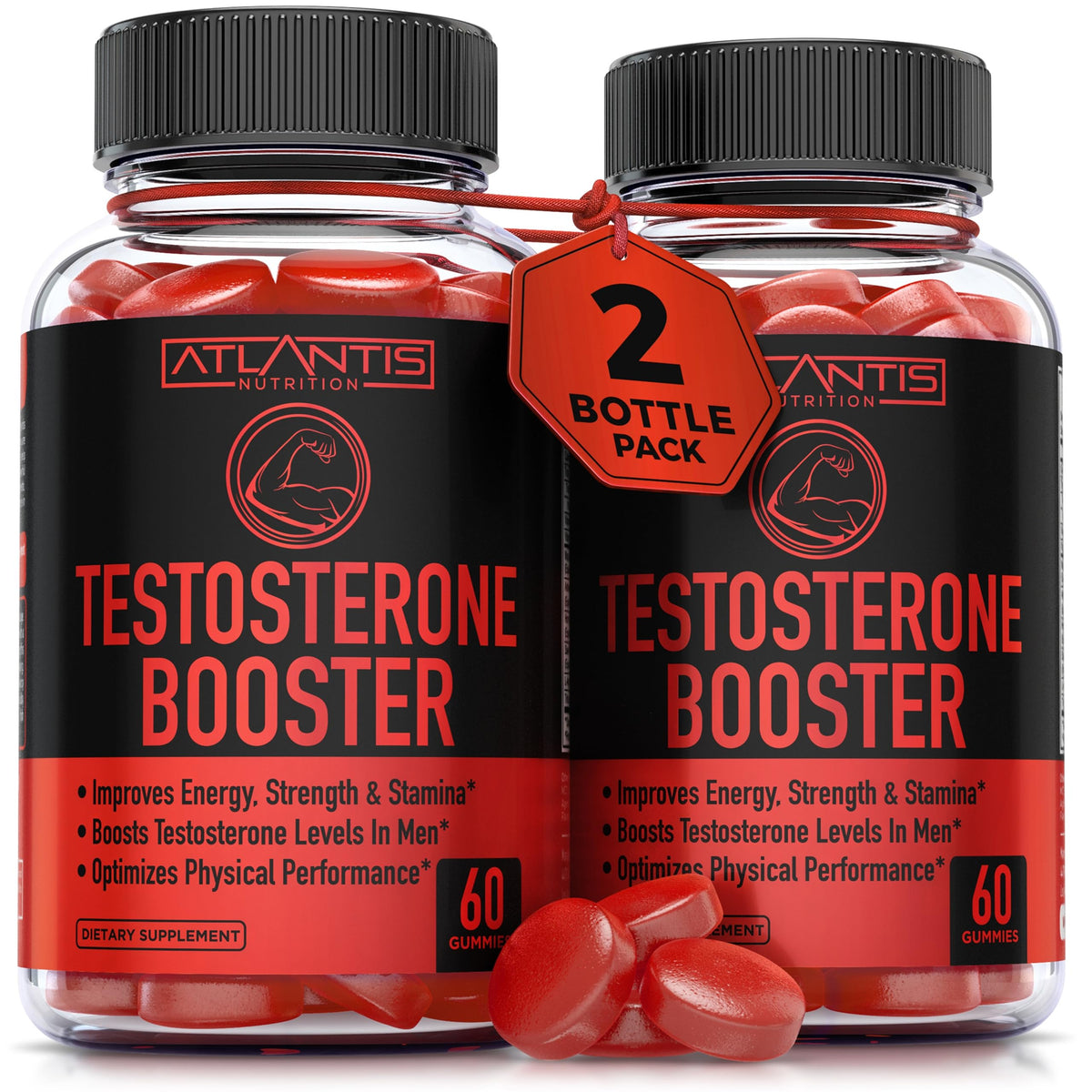 Atlantis Nutrition envase frontal mostrando el pack doble y ventaja de suministro