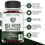 Atlantis Nutrition gomita primer plano textura apetitosa y fácil de tomar