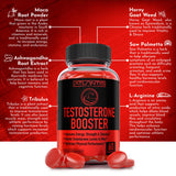 Atlantis Nutrition ingredientes maca y tribulus ilustrados para energía natural