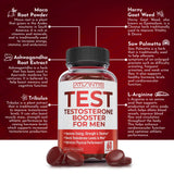 Atlantis Nutrition primer plano textura de gomita, beneficio atractivo y masticable