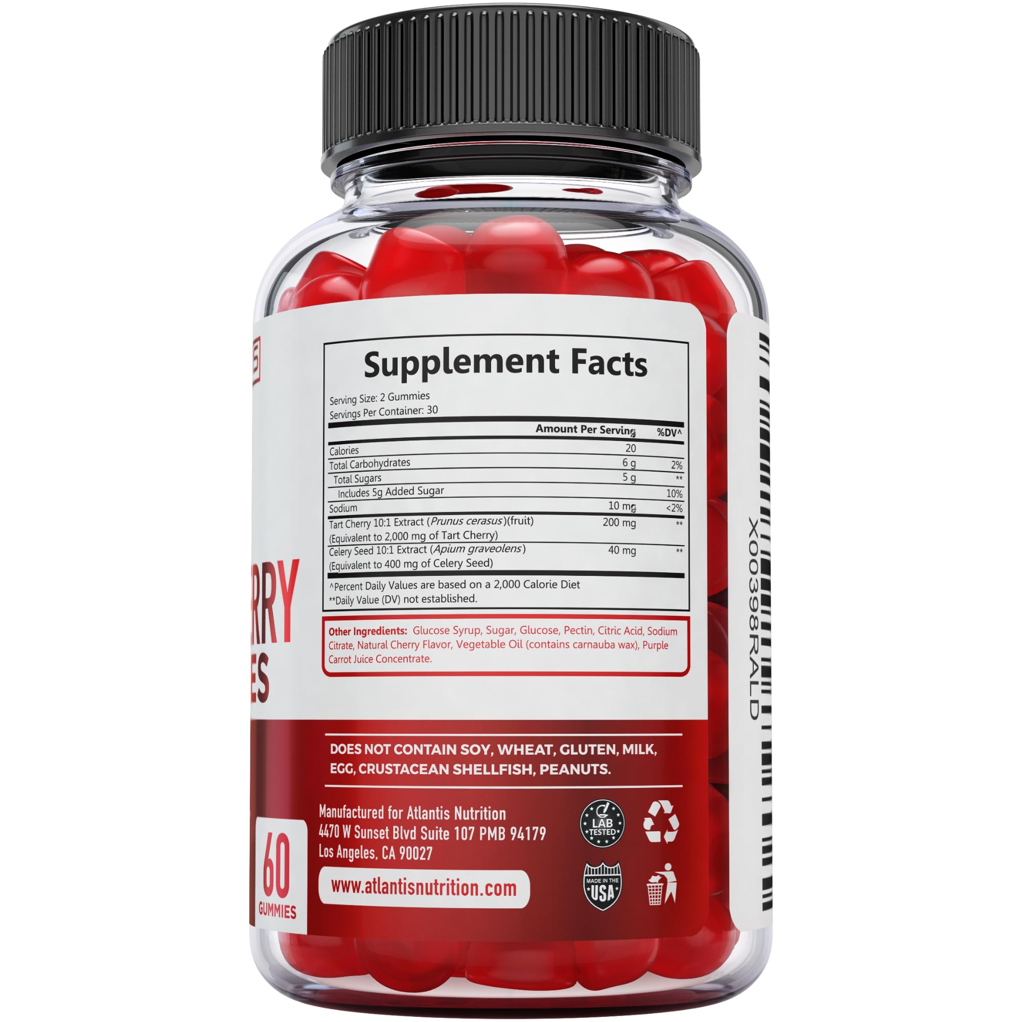 Atlantis Nutrition gominolas antes de dormir integradas en rutina nocturna