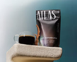 Atlas Coffee Club etiqueta nutricional clara para información de ingredientes