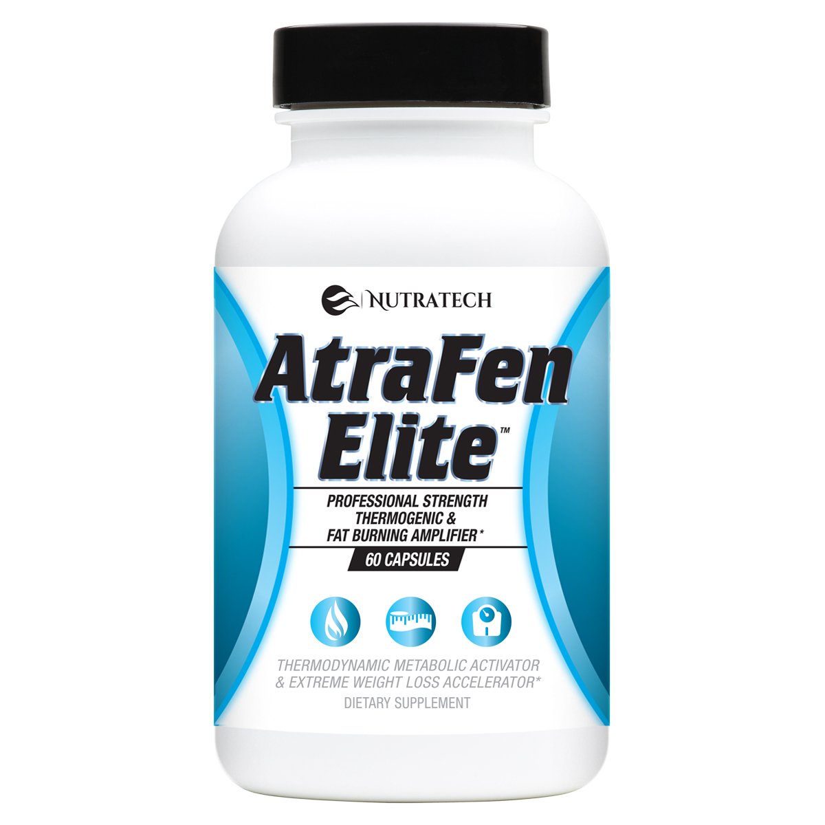 Atrafen Elite vista frontal del envase mostrando etiqueta profesional y beneficios