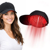 Auarwood gorra láser frontal mostrando cobertura total para mejorar densidad