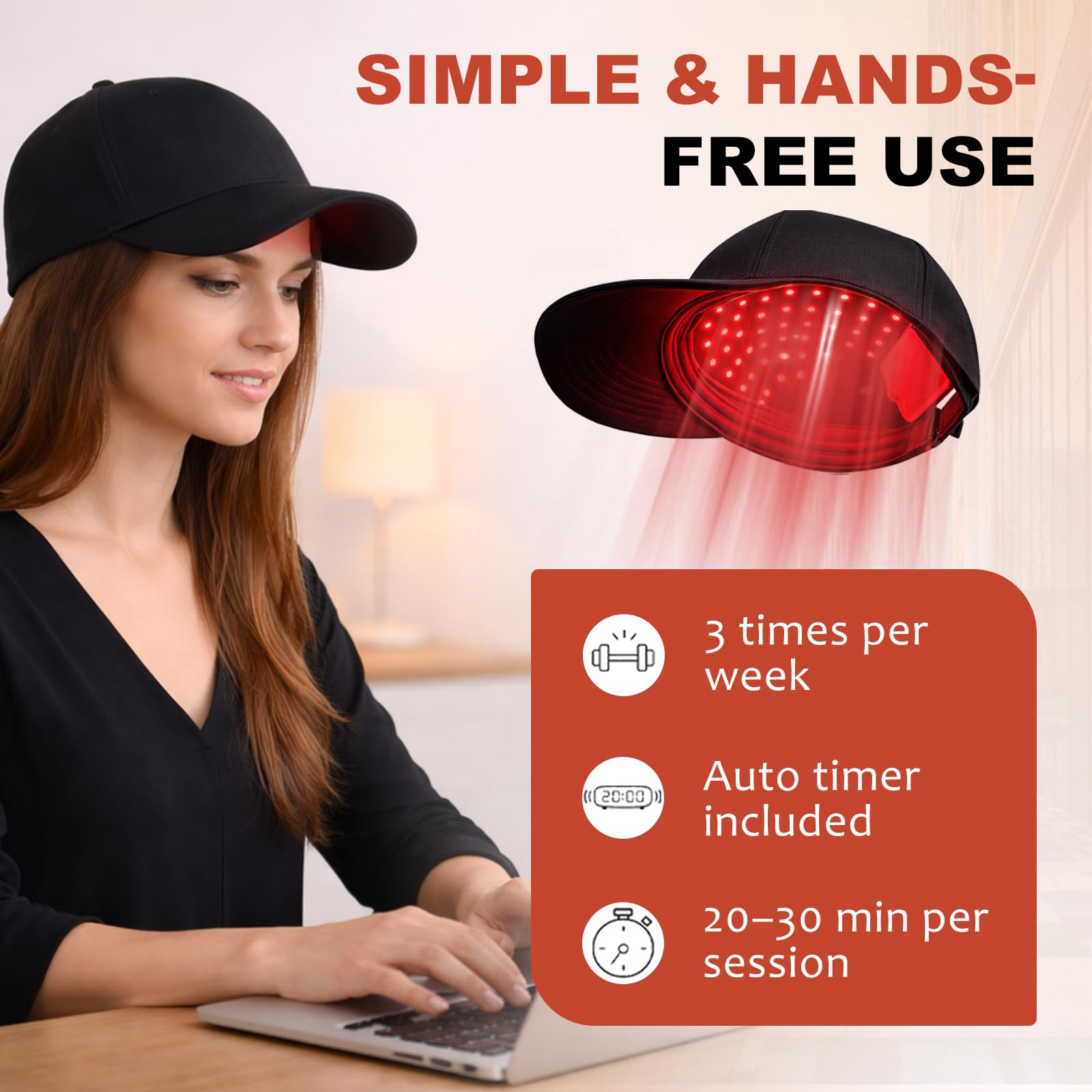 Auarwood gorra comparación de tamaño para fácil transporte y almacenamiento