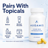 Augamis etiqueta nutricional resaltando ingredientes clave y transparencia del producto