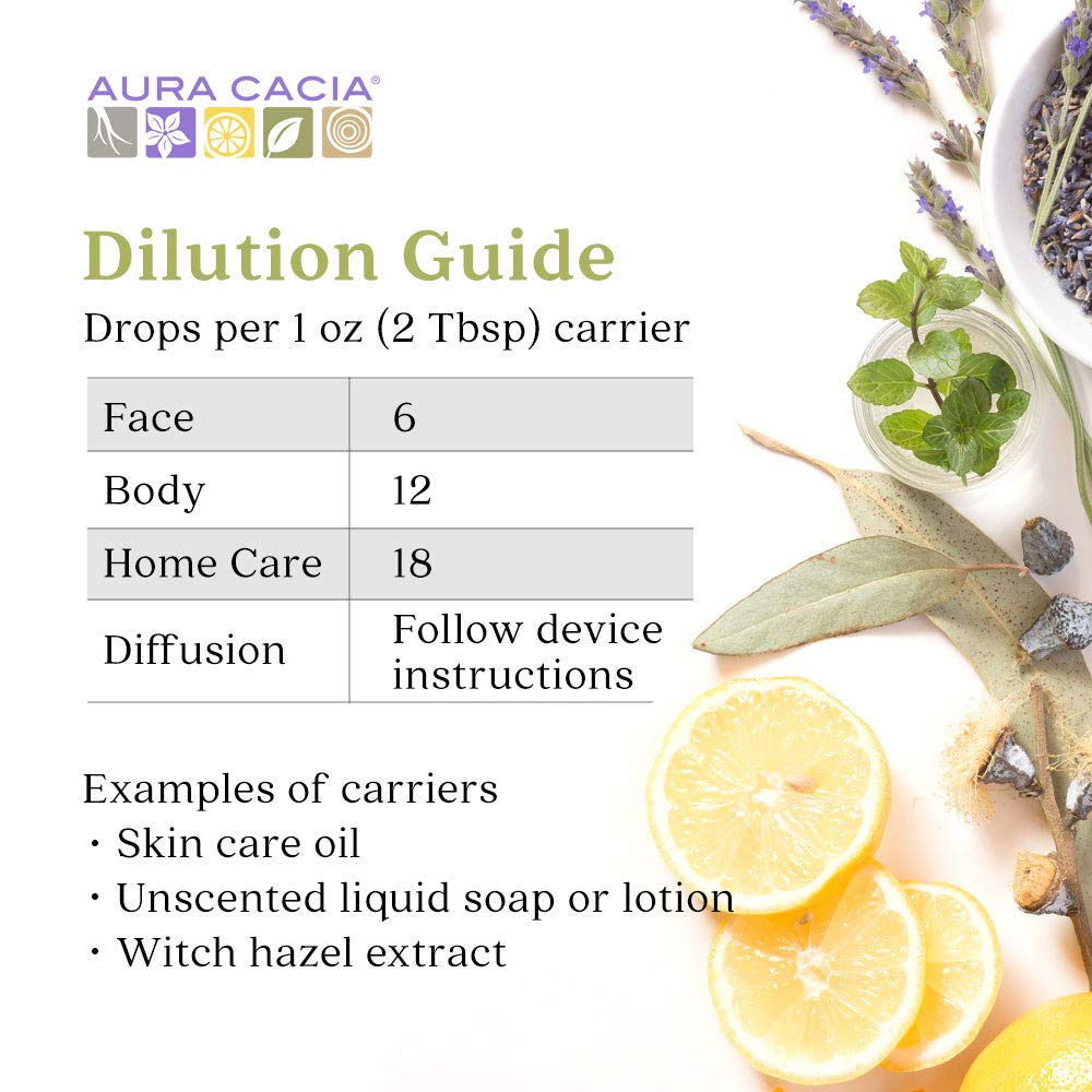 Aura Cacia tapón dosificador para uso preciso y seguro