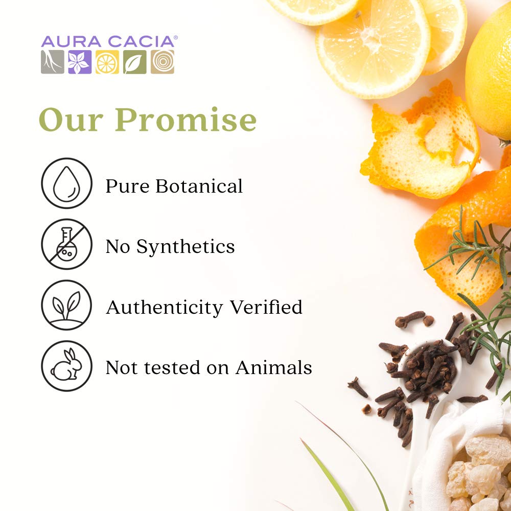 Aura Cacia compresa fría con menta aplicada en frente para sensación fresca