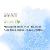 Aura Cacia difusor con aceite de menta creando ambiente refrescante en sala