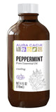 Aura Cacia botella frontal de menta 120 ml, envase claro y beneficios aromáticos