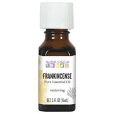 Aura Cacia bote frontal del incienso Meditative mostrando etiqueta clara y tamaño práctico