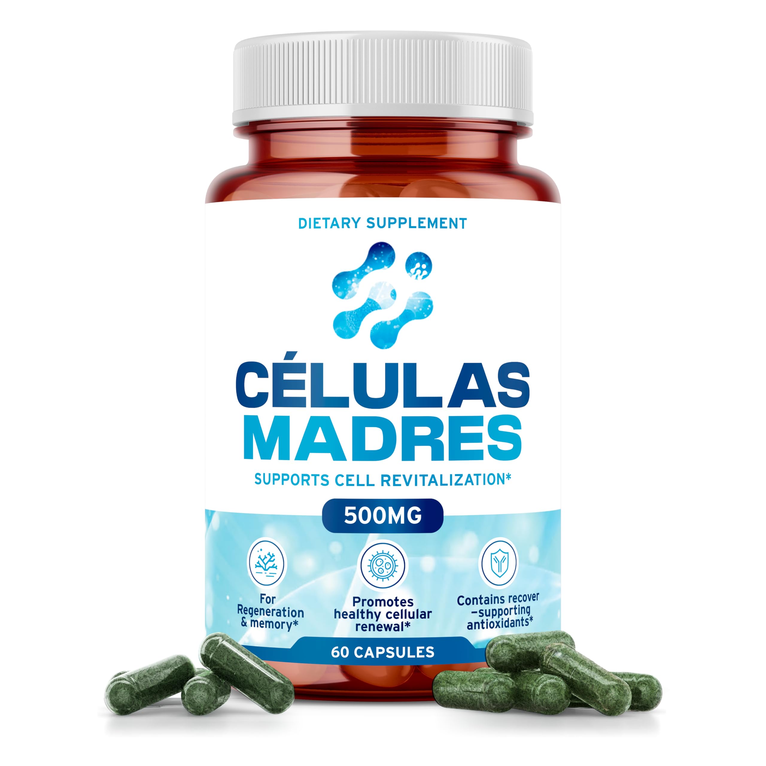 AURA VITAMINS frasco frontal mostrando diseño y cantidad