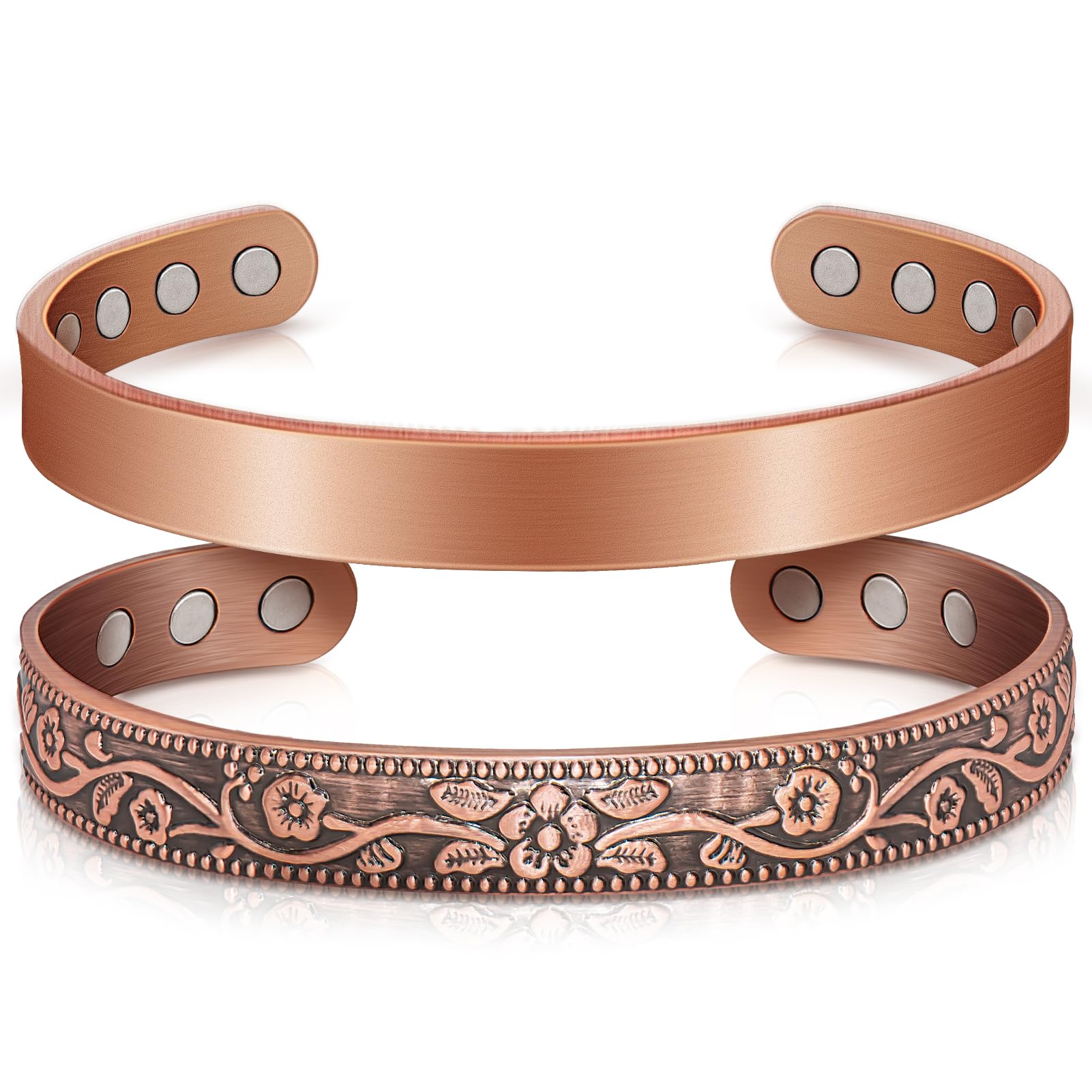 Auramag brazalete frontal mostrando diseño elegante y beneficio estético