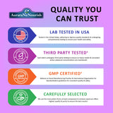 AuraraNeNourish certificado de pruebas de terceros garantizando pureza