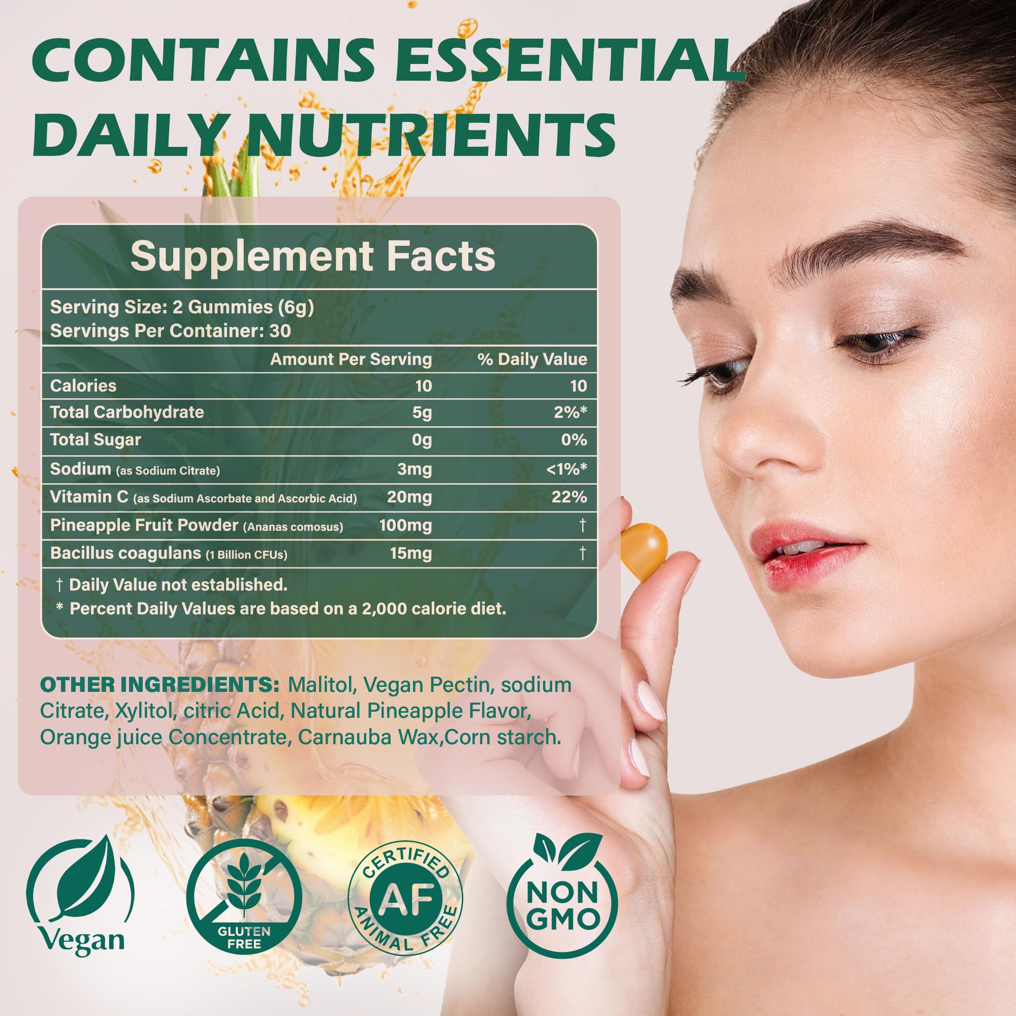 AurHea etiqueta con ingredientes y beneficios, transparencia en la fórmula