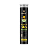 Auric empaque frontal claro mostrando 20 tabletas y sello de calidad