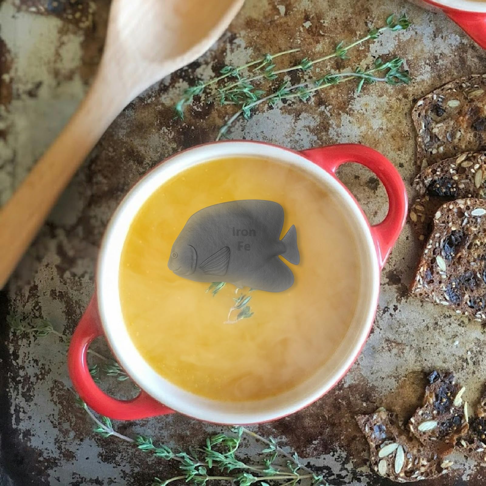 Aurionix uso en sopa mostrando integración fácil en recetas diarias