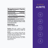 Aurite cápsulas detalle de textura que facilita la ingesta