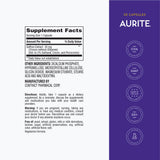 Aurite cápsulas en primer plano resaltando textura y facilidad de ingestión