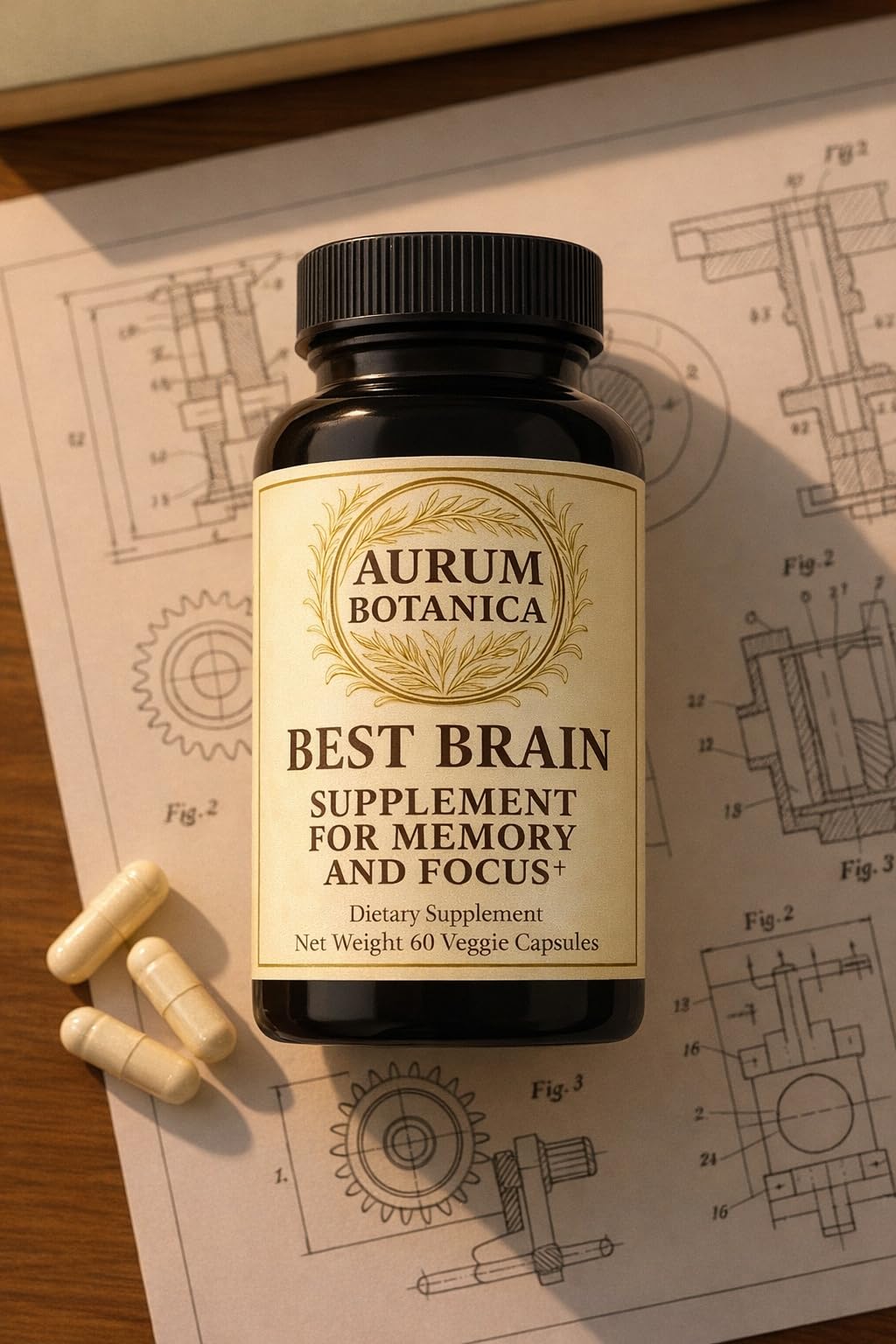 AURUM BOTANICA etiqueta con lista de ingredientes para ver composición clara