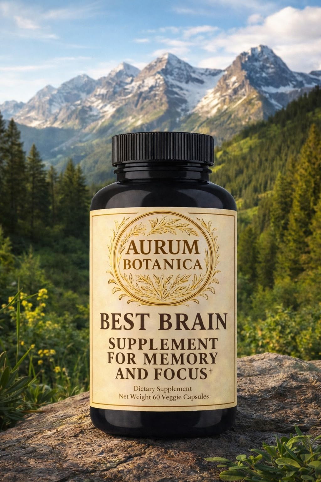AURUM BOTANICA comparación de tamaño junto a una mano para escala práctica