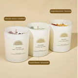 AvaConcept vela Sunstone encendida creando ambiente energizante