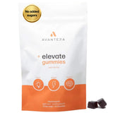Avantera Elevate gominolas frontal mostrando envase fácil de llevar y enfoque práctico