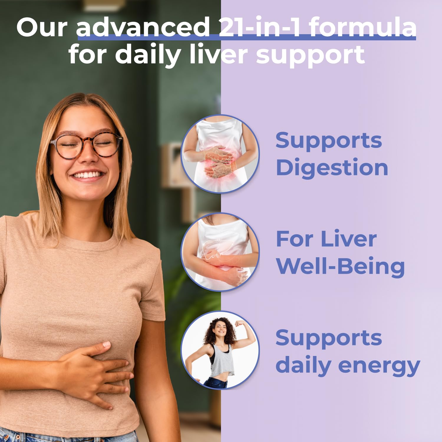 Avenir Nutrition etiqueta con lista de ingredientes destacando calidad americana