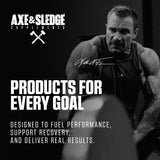 Axe & Sledge uso en gimnasio antes o después del entrenamiento intenso