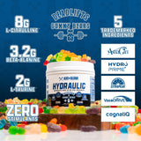 Axe & Sledge bebida servida en vaso lista para entrenar, mejora rendimiento