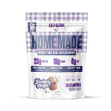 Axe & Sledge envase frontal mostrando ingredientes whole-foods y aporte proteico para volumen