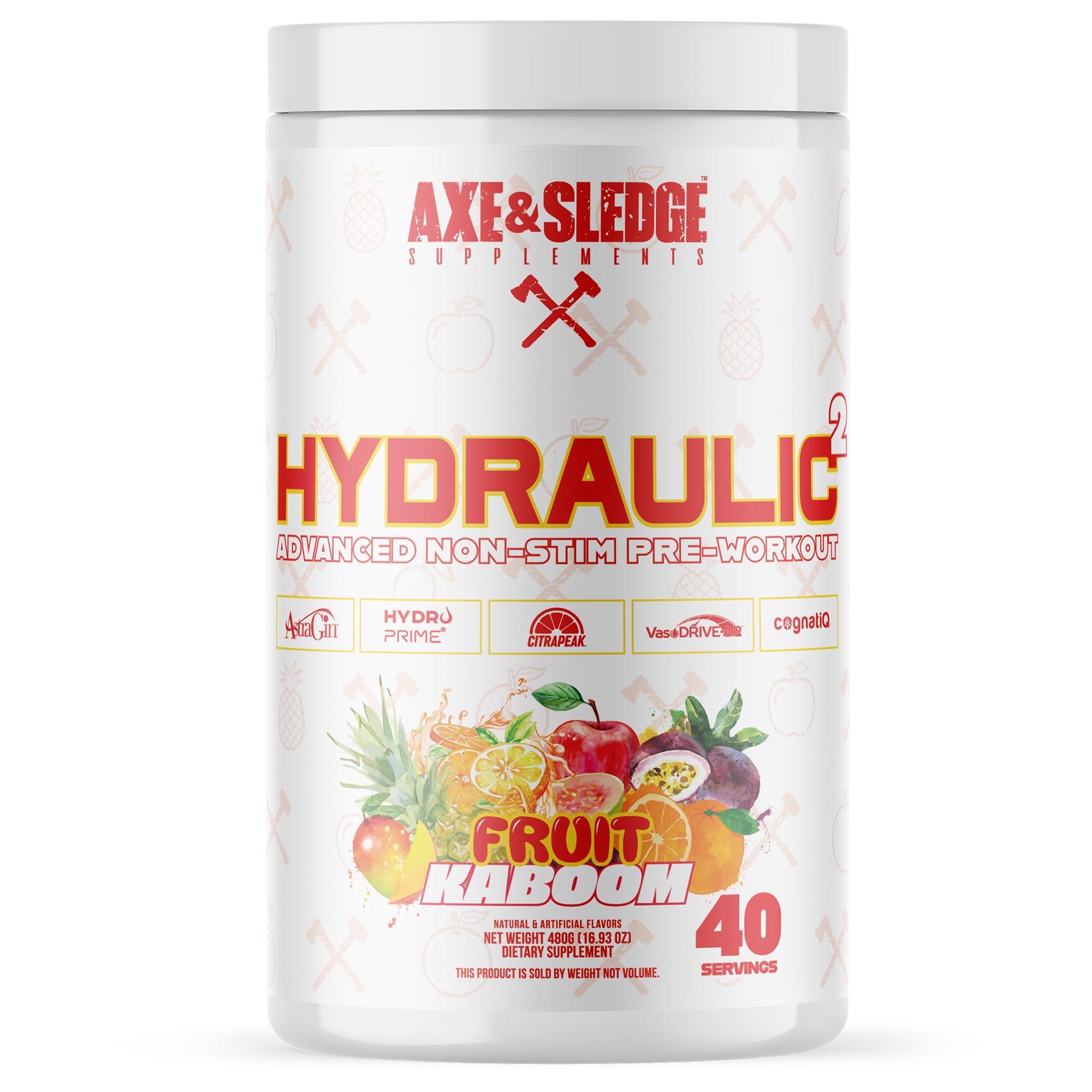Axe & Sledge frontal del envase mostrando calidad y transparencia