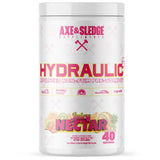 Axe & Sledge envase frontal mostrando el producto y la marca para confianza