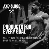 Axe & Sledge pancakes proteicos hechos con el polvo para desayunos altos en proteína
