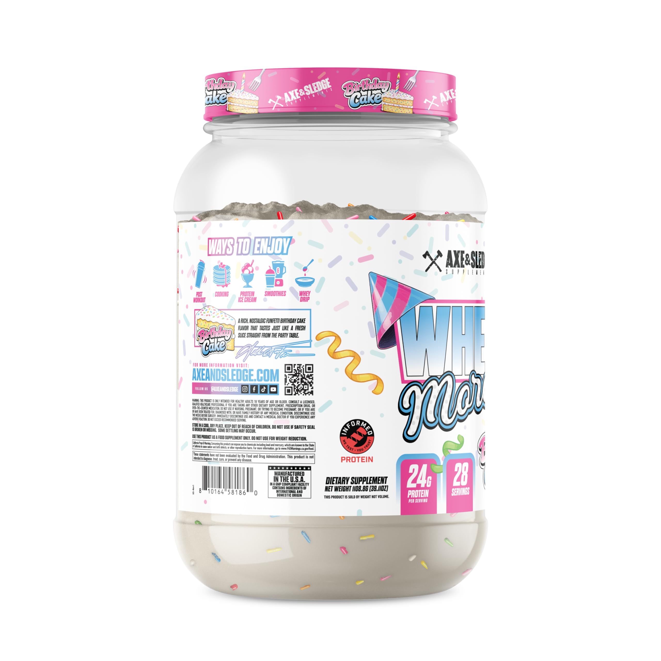 Axe & Sledge batido servido en vaso demostrando digestión cómoda y sabor agradable