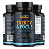 Axiom Nutrition empaque lateral, información nutricional visible