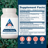 Ayush Herbs etiqueta con ingredientes y beneficios para transparencia informativa