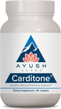Ayush Herbs Carditone frente del envase mostrando presentación y beneficios