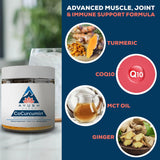 Ayush Herbs polvo mezclado en batido aportando energía y sabor