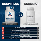 Ayush Herbs Neem Plus en ambiente lifestyle que sugiere bienestar diario