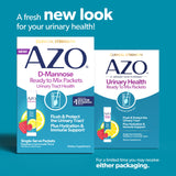 AZO primer plano del polvo del sobre destacando textura soluble y fácil mezcla