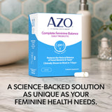 AZO en baño estilo lifestyle sugiriendo integración en rutina diaria de higiene