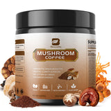 B BEWORTHS envase frontal del Mushroom Coffee mostrando diseño y formato