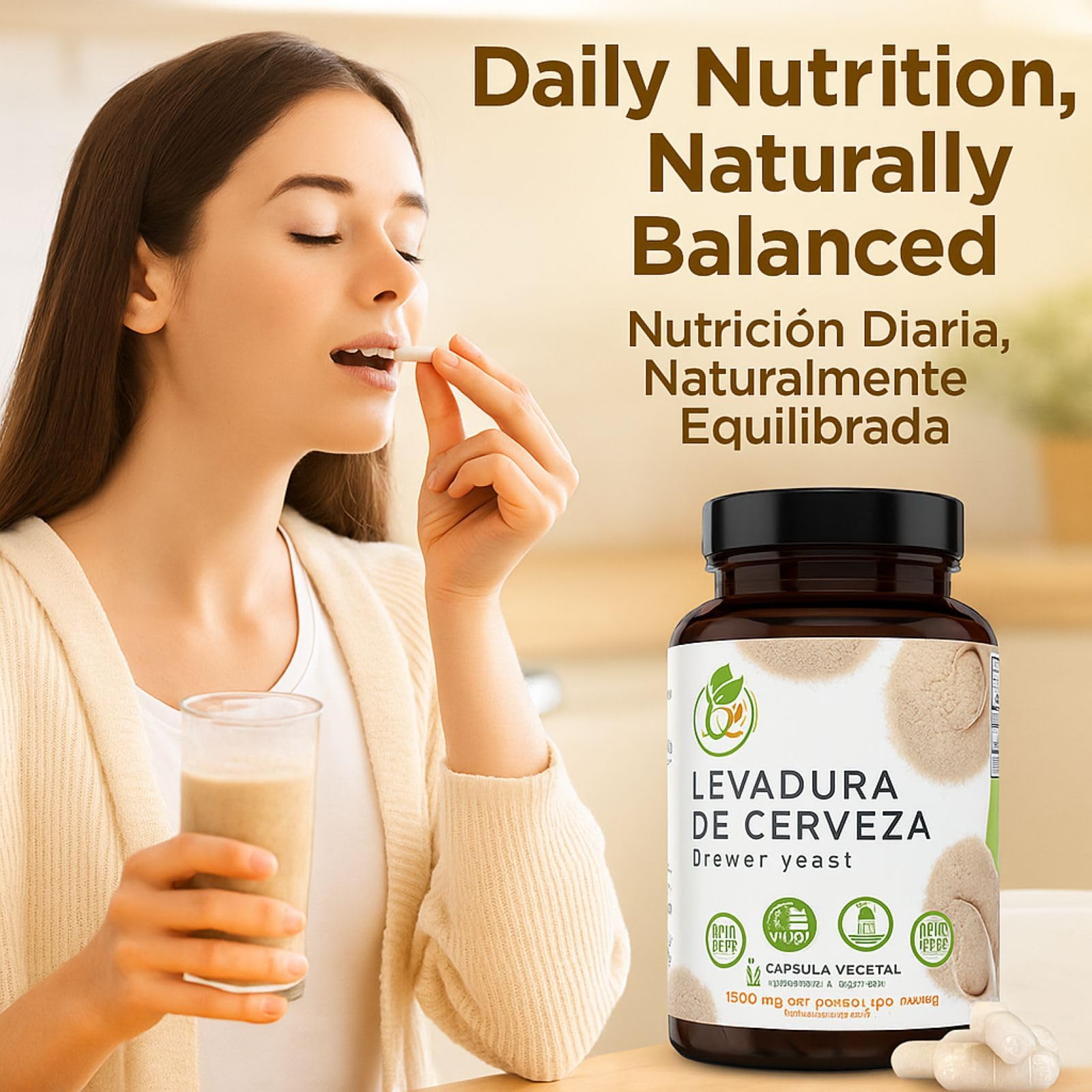 B-Experts detalle de la textura del polvo y aporte nutritivo