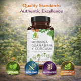 B-Experts etiqueta nutricional y origen orgánico claramente legible