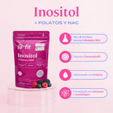 B-fit polvo disolviéndose en vaso, beneficio mezcla rápida y práctica