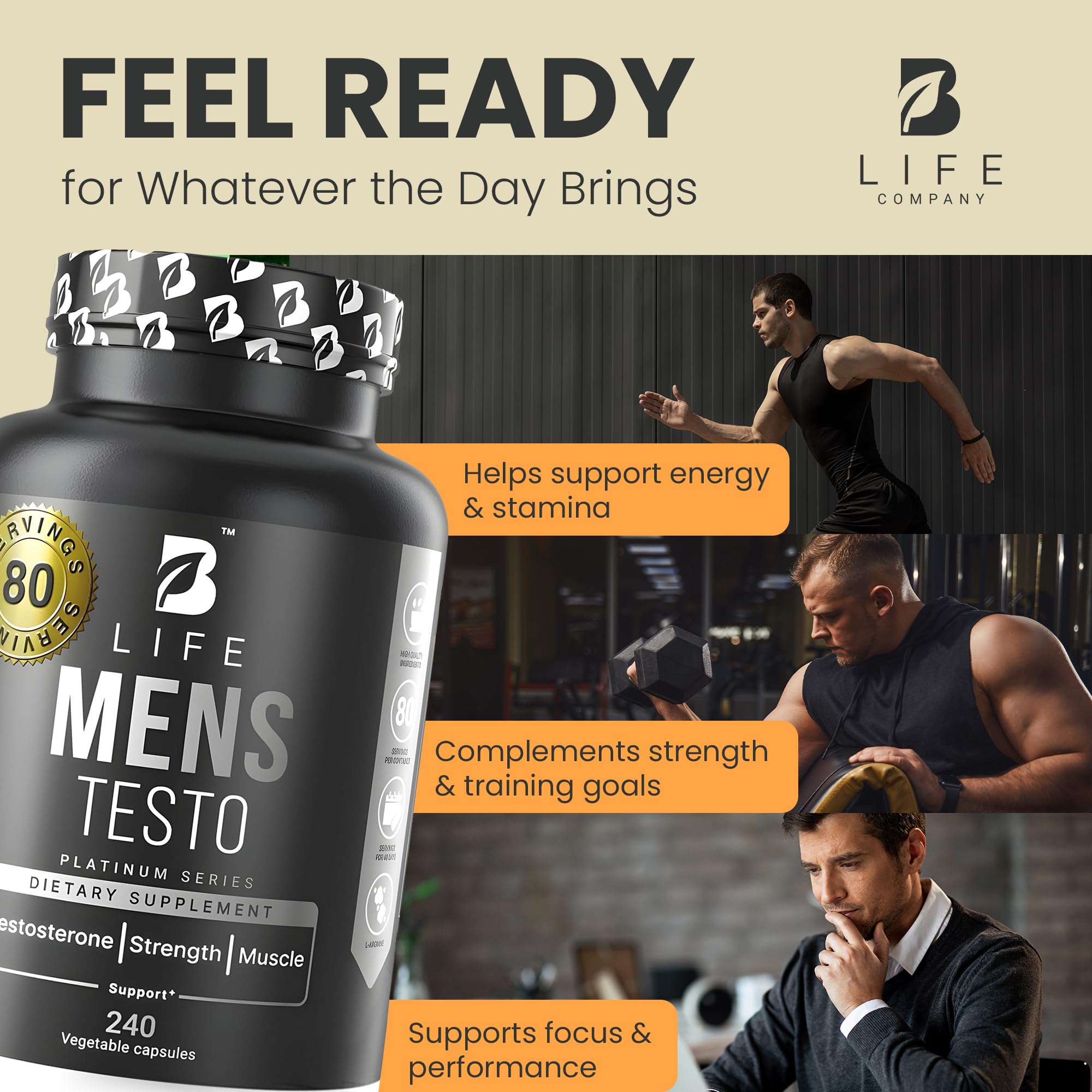 B Life Company etiqueta nutricional con detalles de dosis y composición