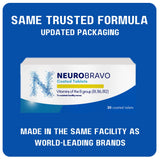 babaPACK tabletas Neurobravo en mano ilustrando facilidad de toma